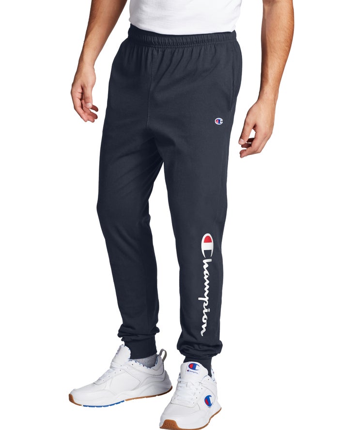 Jogger Champion Hombre - Classic Jersey Script Logo ( Azul Marino ) 9672034-AW